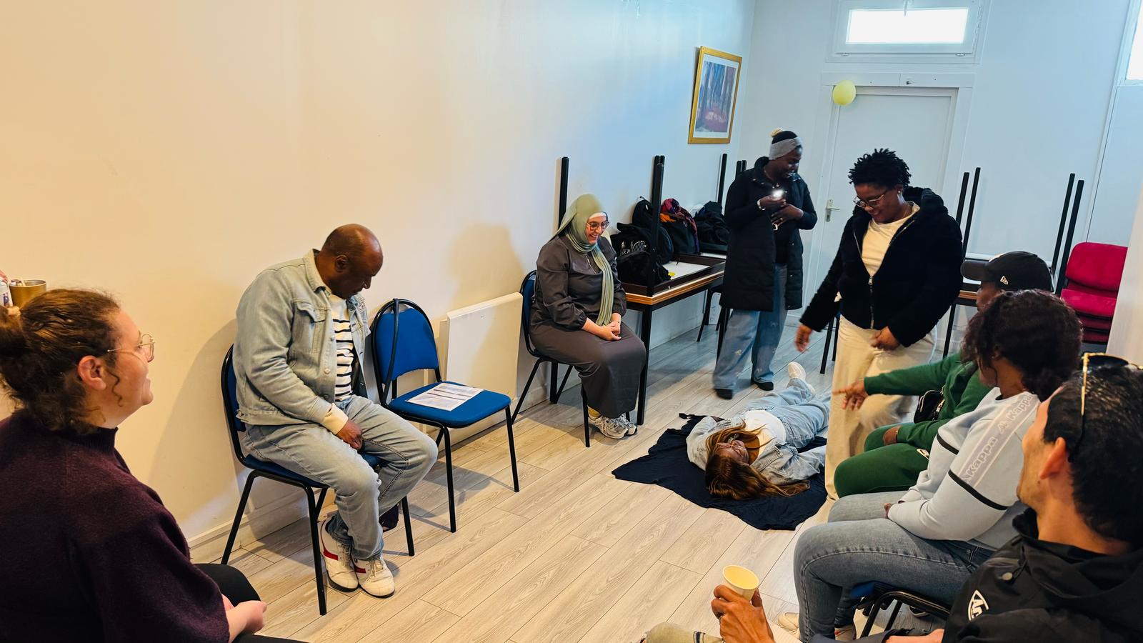 Groupe de stagiaires en formation